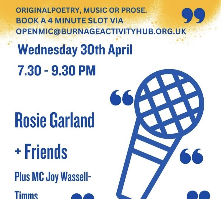 30.4.2025 – Wordsmith, Burnage Library, Manchester