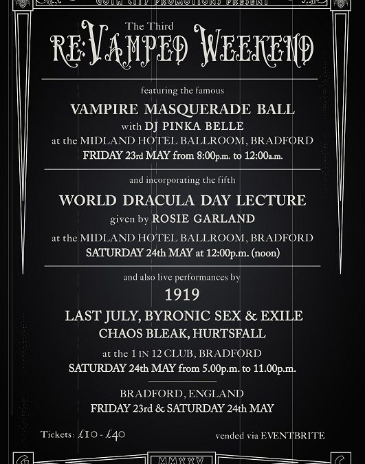 24.5.2025 – Dracula Day lecture: Re:Vamped, Bradford