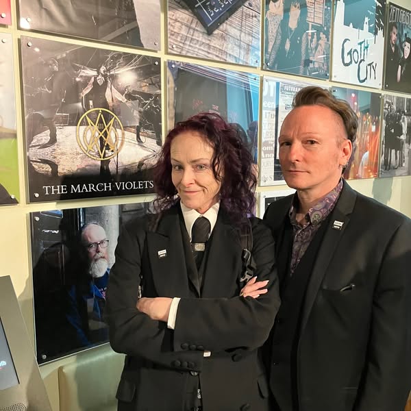 22.5.2025 – The March Violets inducted into Leeds Goth Hall of Fame